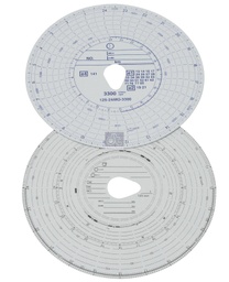 [DTS 1.21641] Kit de disques de tachygraphe, 1 journée avec vitesse de rotation - DT SPARE PARTS