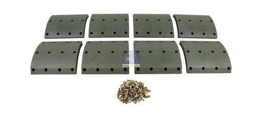 [DTS 1.35002] Kit de garnitures de frein à tambour SCANIA - DT SPARE PARTS