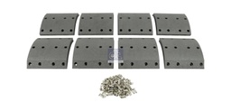 [DTS 1.35003] Kit de garnitures de frein à tambour, kit essieu SCANIA - DT SPARE PARTS