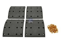 [DTS 1.35007] Kit de garnitures de frein à tambour, kit essieu - DT SPARE PARTS