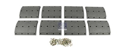 [DTS 1.35050] Kit de garnitures de frein à tambour, kit essieu SCANIA - DT SPARE PARTS