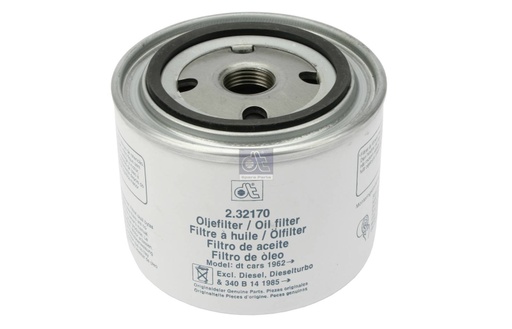 [DTS 2.32170] Filtre à huile - DT SPARE PARTS
