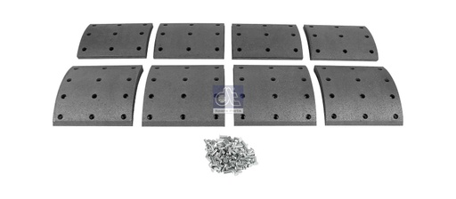 [DTS 2.94172] Kit de garnitures de frein à tambour - DT SPARE PARTS