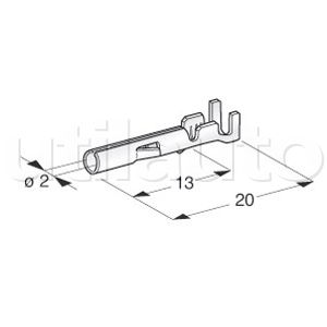 [ROB 182200] Cosse ronde femelle MATE-N-LOCK F2 - ROBERT LYE