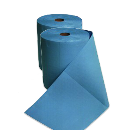 [GLO G040GSM] Bobines 500 FTS 38 x 38 cm, ouate bleu, lot de 2 - GLOBAL HYGIENE