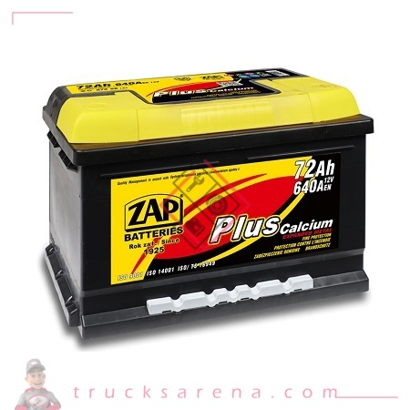 [ZAP 572 58] Batterie 12V VL PLUS 72AH / 640A B13  - ZAP BATTERIE