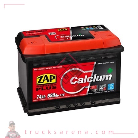 [ZAP 574 12] Batterie 12V VL 74AH / 680A - ZAP BATTERIE