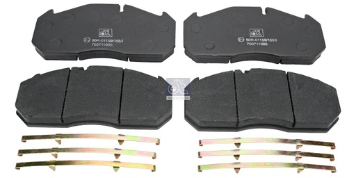 [DTS 3.96401] Kit de garnitures de disque de frein - DT SPARE PARTS