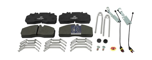 [DTS 5.92122] Kit de garnitures de disque de frein - DT SPARE PARTS