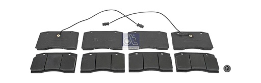 [DTS 7.92640] Kit de garnitures de disque de frein IVECO - DT SPARE PARTS