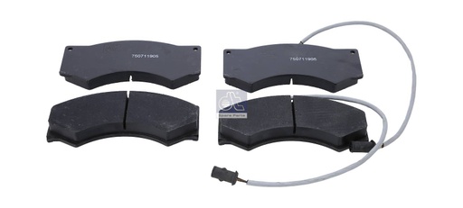 [DTS 7.92604] Kit de garnitures de disque de frein - DT SPARE PARTS